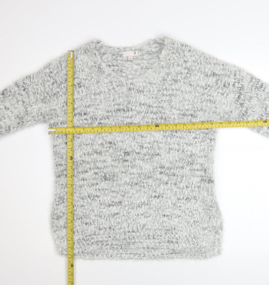 Womens UK Size S SO Grey Pullover Jumper