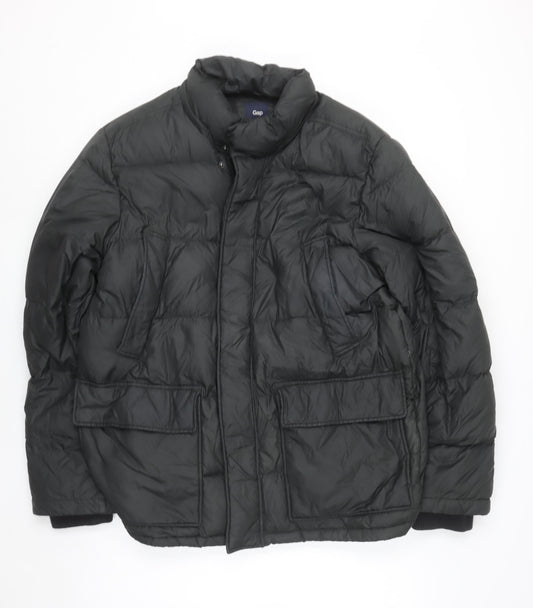 Womens UK Size L Gap Black Puffer Jacket