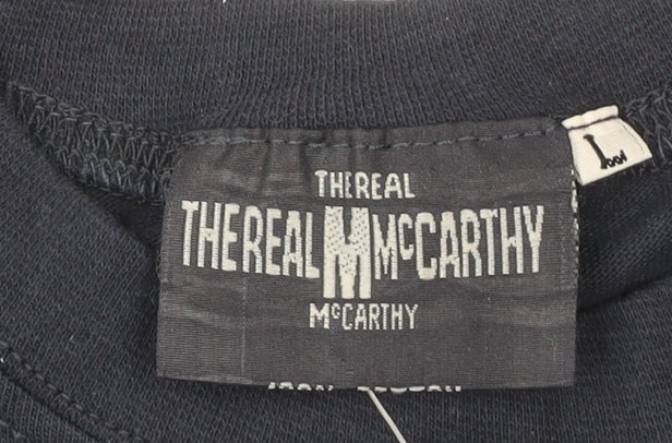 Mens UK Size L The Real McCarthy Blue T-Shirt