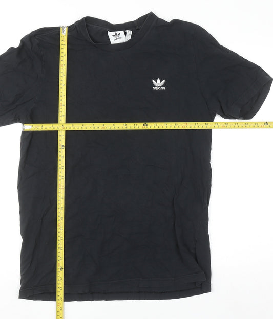 Mens UK Size M adidas Black T-Shirt