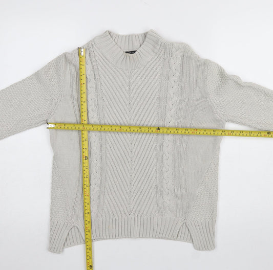 Womens UK Size M Therapy Ivory Pullover Jumper