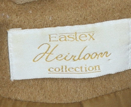 Womens UK Size 16 Eastex Beige Overcoat