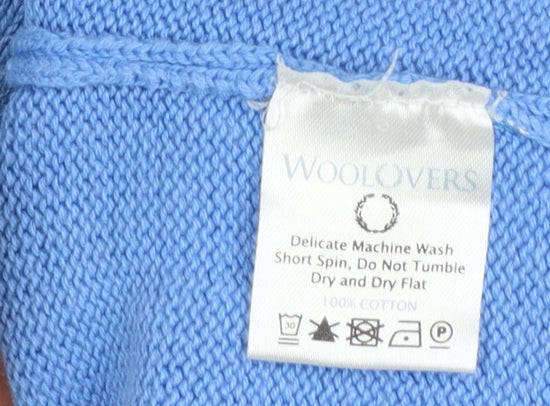 Mens UK Size XL Woolovers Blue Pullover Jumper