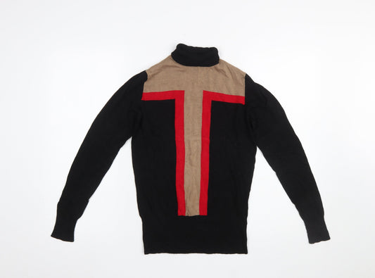 Womens UK Size 10 Wallis Black Pullover Jumper