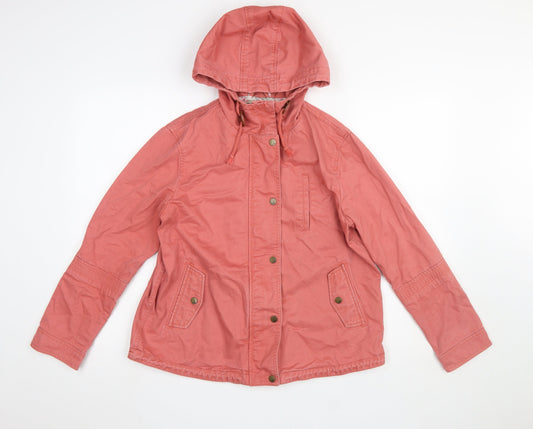 Womens UK Size 10 Marks and Spencer Pink Anorak Coat