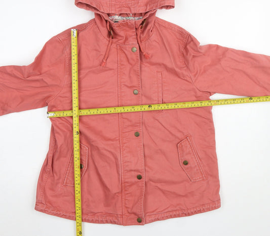 Womens UK Size 10 Marks and Spencer Pink Anorak Coat