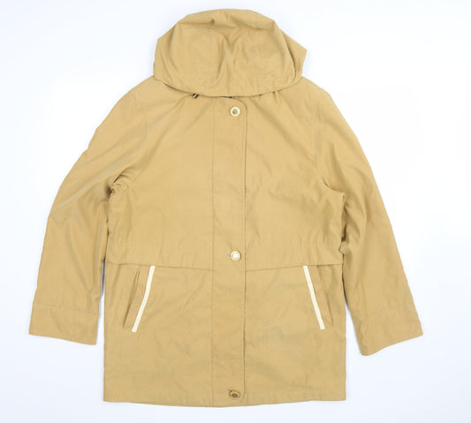 Womens UK Size 10 Marks and Spencer Beige Parka Coat
