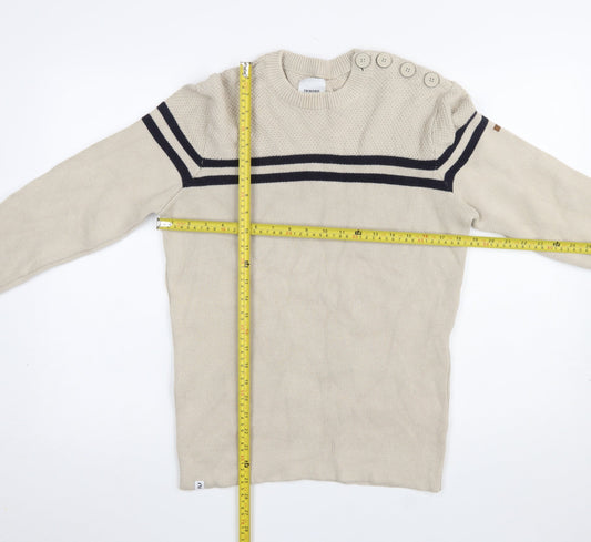 Mens UK Size L Tribord Beige Pullover Jumper