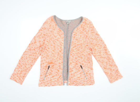 Womens UK Size 12 ASOS Orange Cardigan Jumper
