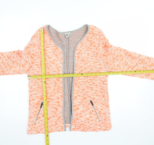 Womens UK Size 12 ASOS Orange Cardigan Jumper