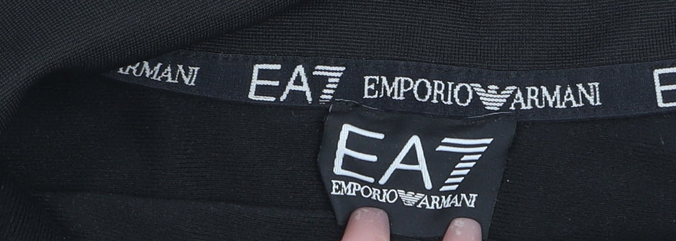 Mens UK Size S Emporio Armani Black Basic Jacket