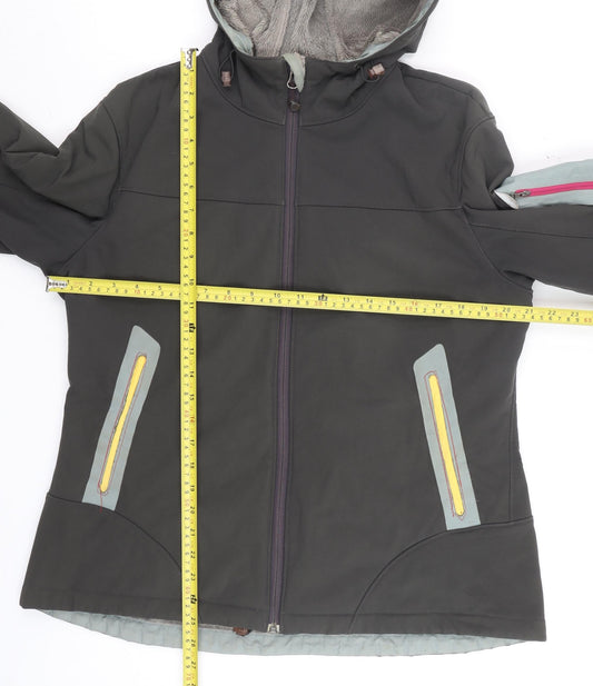 Mens UK Size L Eddie Bauer Black Softshell