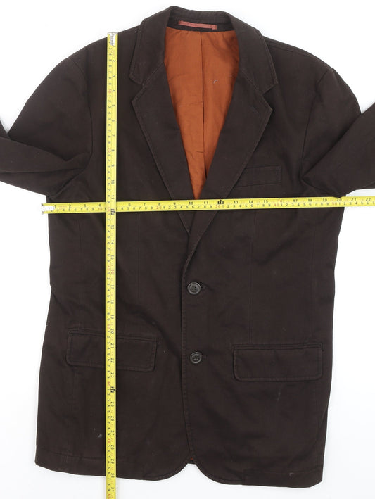 Mens UK Size 38 butlerandwebb Brown Basic Jacket
