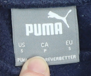Mens UK Size S PUMA Regular Fit Sweatpants Blue Trousers