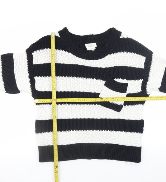 Womens UK Size 12 NEXT Black Pullover Jumper