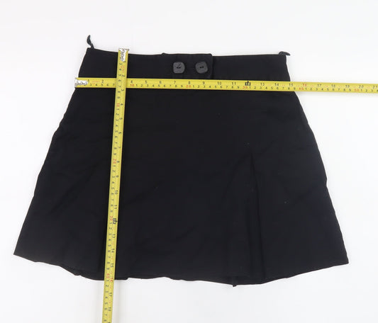 Womens UK Size 10 Cache Cache A-Line Twill Skirt