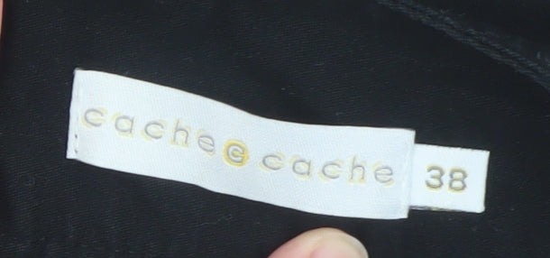 Womens UK Size 10 Cache Cache A-Line Twill Skirt