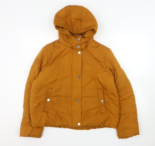 Womens UK Size 12 Marks and Spencer Brown Puffer Jacket