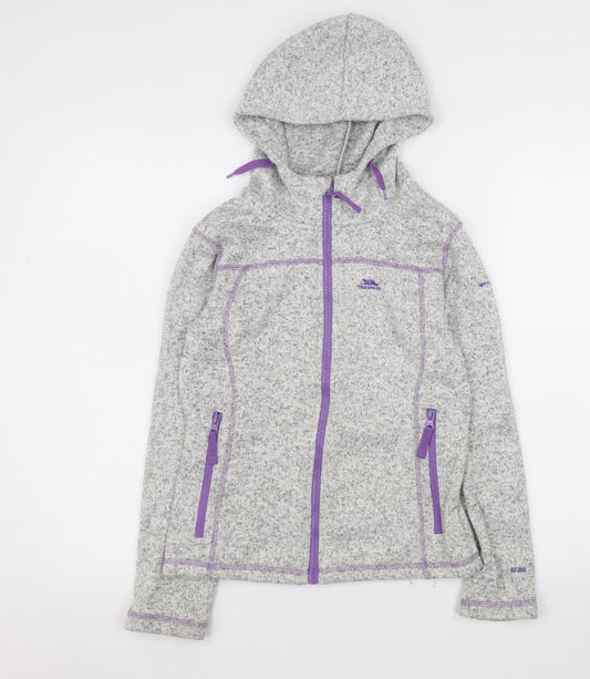 Girls UK Size 9-10 Years Trespass Grey Basic Jacket