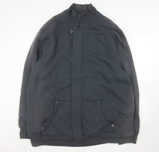 Mens UK Size 2XL Espionage Grey Basic Jacket