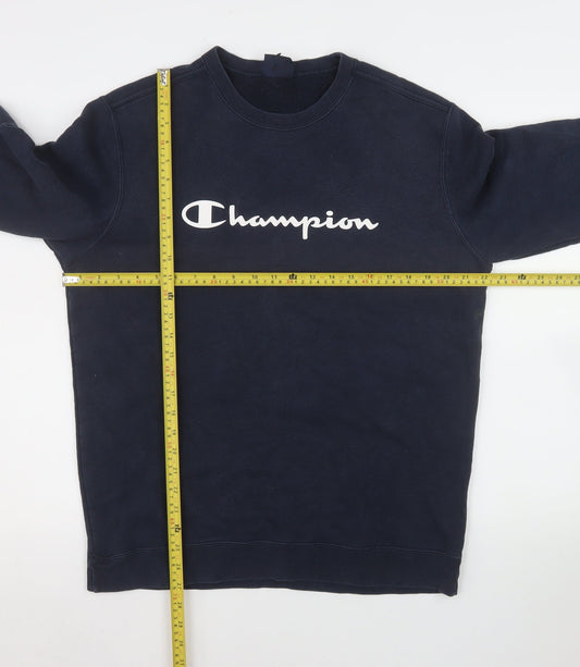 Mens UK Size XL Champion Blue Pullover Sweatshirt
