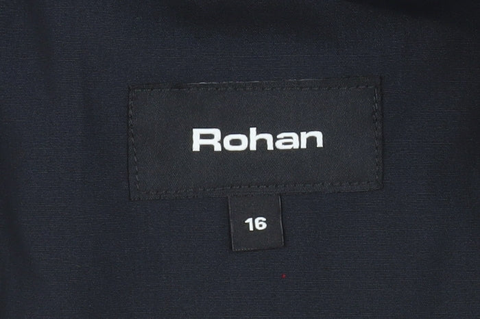 Womens UK Size 16 Rohan Regular Black Blazer