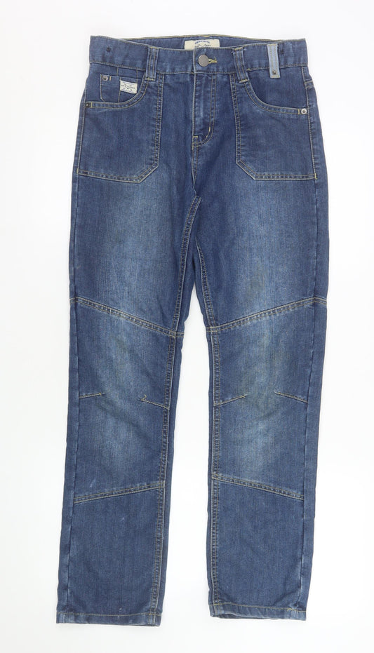 Additional front view of Dunnes women’s blue straight fit denim jeans 26in waist