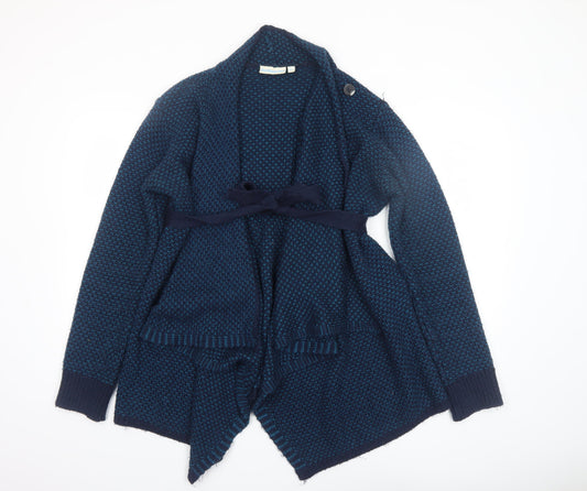 Womens UK Size S JoJo Maman Bébé Blue Cardigan Jumper