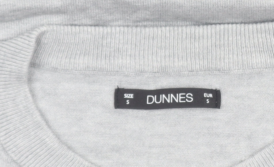 Womens UK Size S Dunnes Grey Pullover Jumper