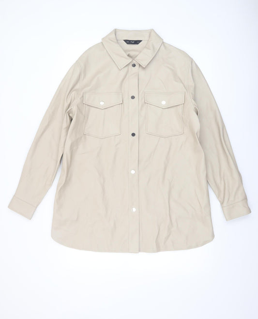 Womens UK Size 12 F&F Beige Basic Jacket