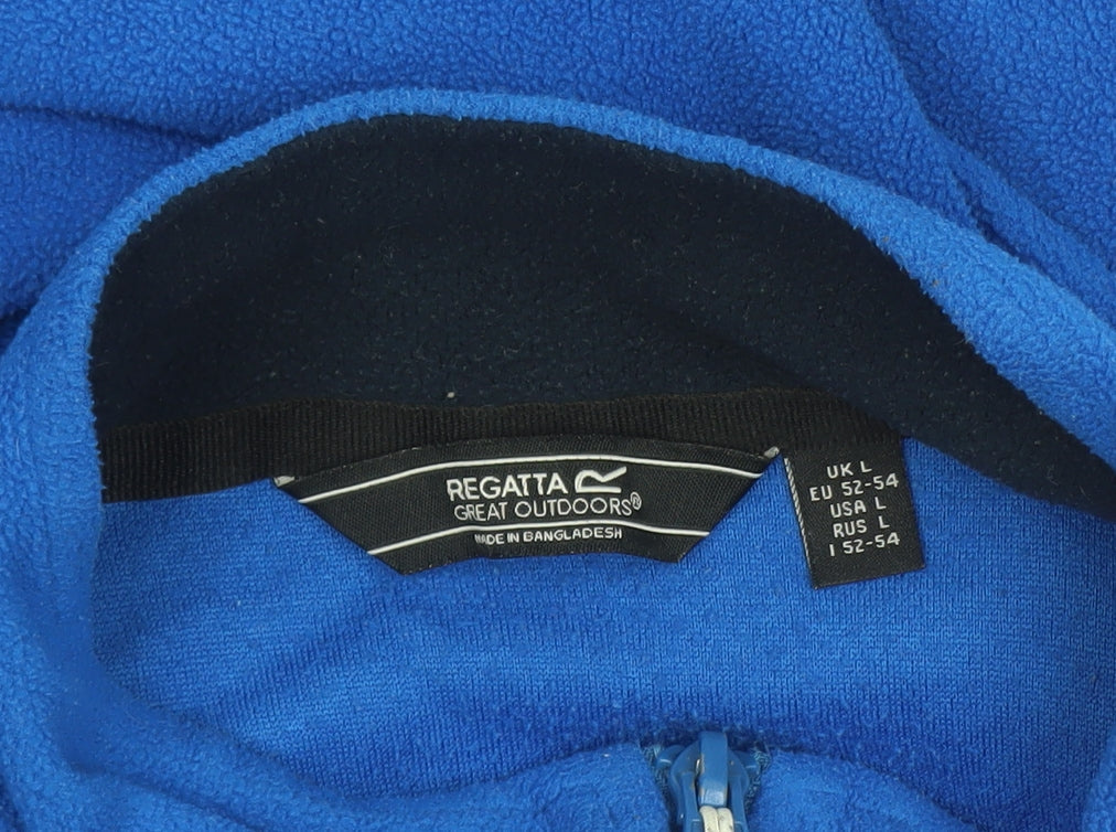 Mens UK Size L Regatta Blue Pullover Sweatshirt