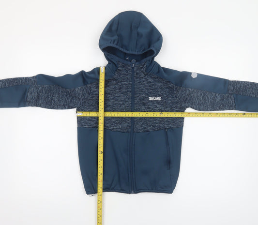 Boys UK Size 9-10 Years Regatta Blue Full Zip Hoodie