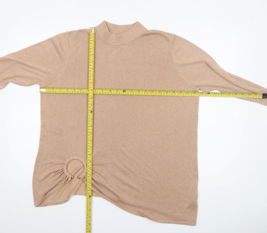 Womens UK Size 16 River Island Beige Pullover Jumper