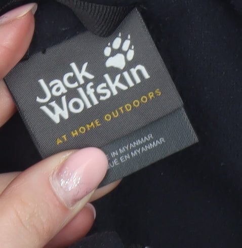 Mens UK Size S Jack Wolfskin Black Basic Jacket