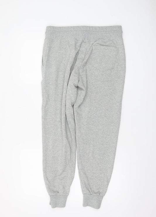 True Religion Men’s Grey Sweatpants M Regular Fit Tapered Fleece