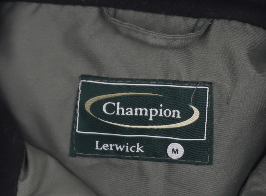 Mens UK Size M Champion Green Parka Coat