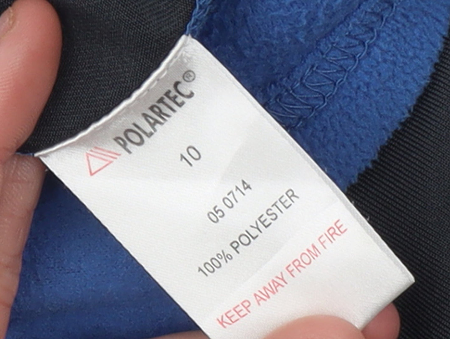 Womens UK Size 10 Technicals Blue Pullover Sweatshirt