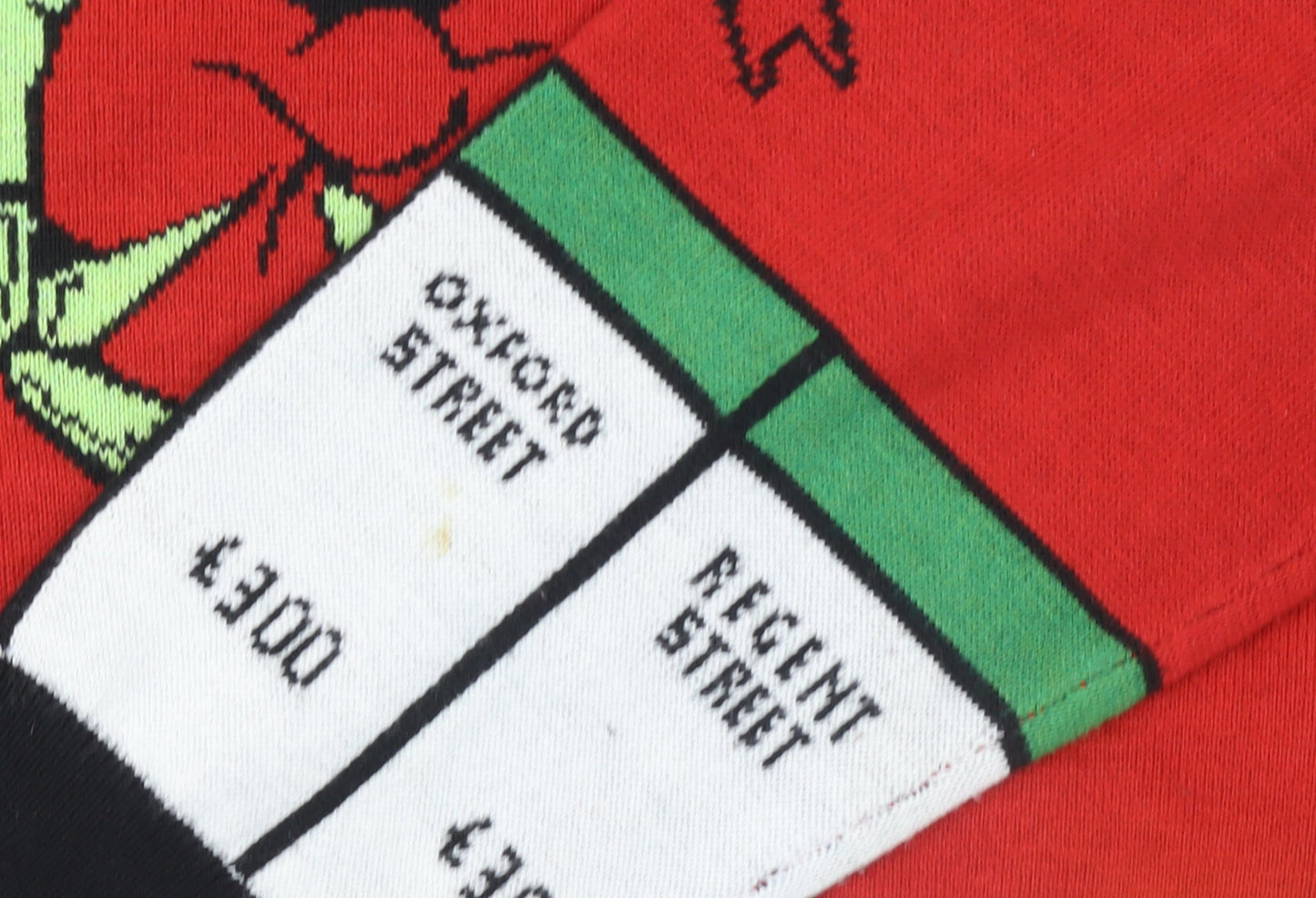 Mens UK Size M MONOPOLY Red Pullover Jumper
