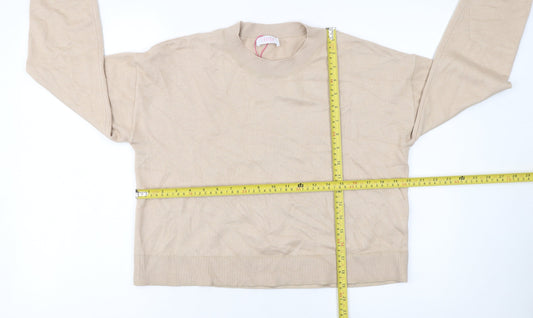 Womens UK Size L Savida Beige Pullover Jumper