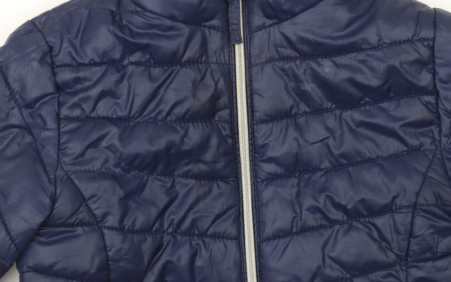 Girls UK Size 3-4 Years H&M Blue Puffer Jacket