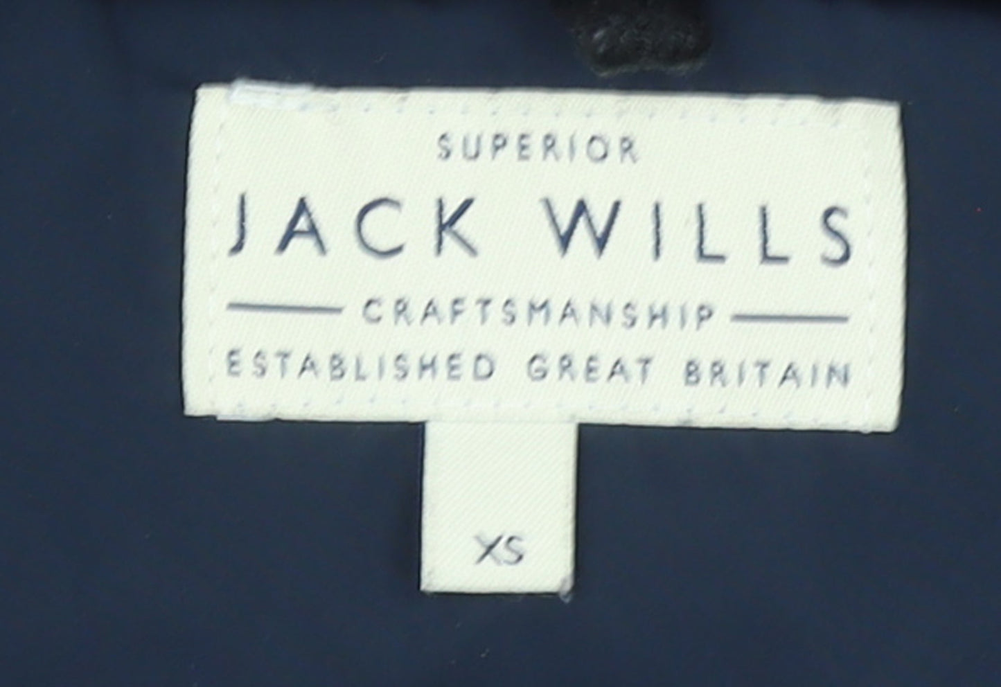 Mens UK Size XS Jack Wills Blue Puffer Jacket