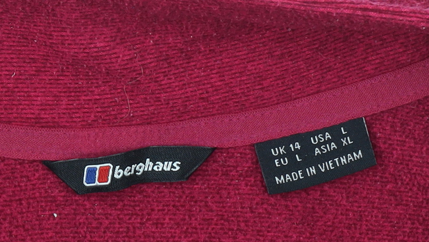 Womens UK Size 14 Berghaus Red Pullover Sweatshirt