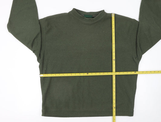 Rohan Men’s Green L Frontier Pullover Jumper High Neck Fleece
