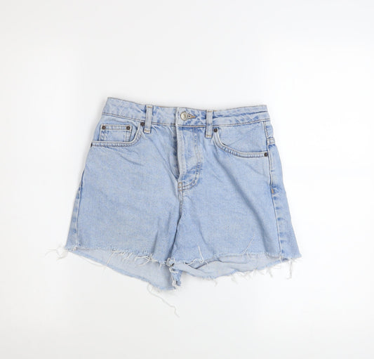 Womens UK Size 4 Topshop Regular Fit Mom Shorts