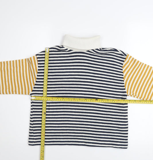 Womens UK Size S Zara Multicoloured Pullover Jumper