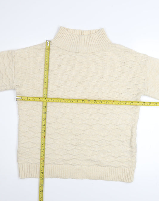 Womens UK Size S NEXT Ivory Pullover Jumper