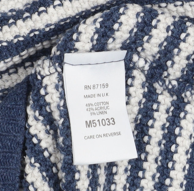 Mens UK Size S NEXT Blue Pullover Jumper