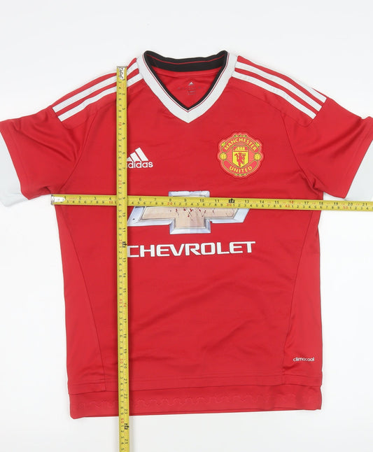 Teens UK Size 13 adidas Red T-Shirt