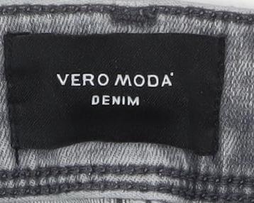 Unisex Adultss UK Size S VERO MODA Slim Fit Skinny Grey Jeans