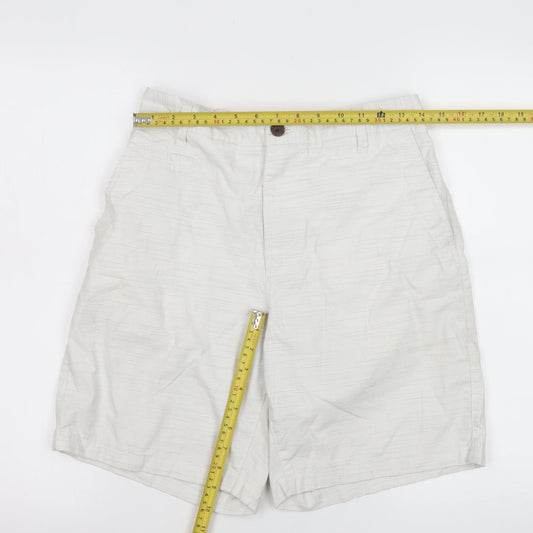 Mens UK Size L Guidly Regular Fit Chino Shorts